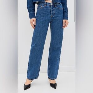 Classic Blue Straight Leg Jeans